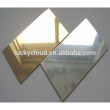 Panneau composé en aluminium de finition de miroir pour le matériel de construction